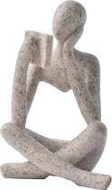 Suporte para livros LINZHEN Style-B Beige Creative Abstract Thinker