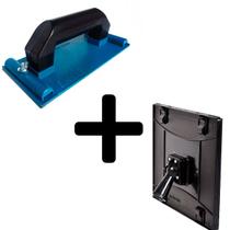 Suporte Para Lixa Parede Teto + Lixadeira Manual Kit Oferta - LixaFlex e Emave