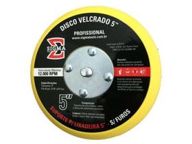 Suporte Para Lixadeira Disco Velcrado 5 Sem Furos Sgt Tools