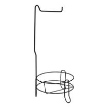 Suporte para Lixeira e Papel Higiênico na cor preta