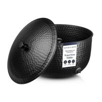 Suporte para Mangueira de Jardim Monarch Abode 100 pés Metal Preto