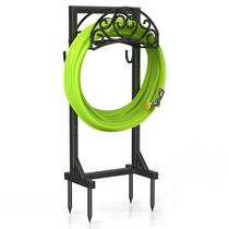 Suporte para mangueira de jardim Patiobay, autoportante, capacidade para 46 m