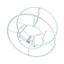 Suporte Para Mangueira De Parede Enrolar Overtime Metal Branco Com Manivela Suporte Para Mangueira De Parede Enrolar Overtime Metal Branco Com Manivela