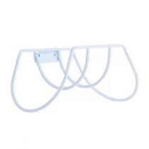 Suporte Para Mangueira Duler Meia Lua Epox Branco Suporte Para Mangueira Duler Meia Lua Epox Branco