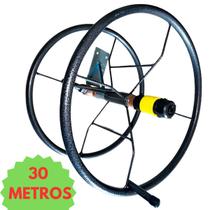 Suporte Para Mangueira Jardim Aço Resistente 30 Metros