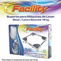 Suporte Para Máquina De Lavar / Secar Até 12kg Facility