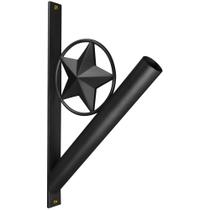 Suporte para mastro de bandeira Anley Iron Star Wrought Iron Heavy Duty