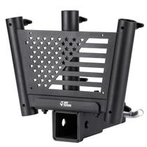 Suporte para Mastro de Bandeira JOYTUTUS com Engate Triplo para Receptor de 2 Polegadas Suporte para Mastro de Bandeira JOYTUTUS com Engate Triplo para Receptor de 2 Polegadas