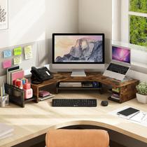 Suporte para Mesa de Computador, Organizador de Mesa, Suporte Para Monitor de 3 Acessórios Que Podem Ser Combinados à Vontade