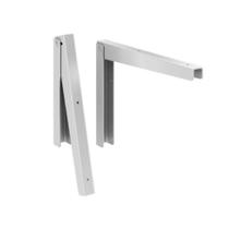 Suporte Para Mesa Dobrável 28Cm Branco Kit 2 Und Multivisão Suporte Para Mesa Dobrável 28Cm Branco Kit 2 Und Multivisão