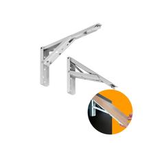 Suporte Para Mesa Dobrável 500mm Branco O Par Suporte Para Mesa Dobrável 500mm Branco O Par