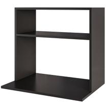 Suporte para Micro-ondas com Nichos 60 cm Laura Preto