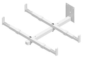 Suporte para micro-ondas de parede até 35kg de aço carbono