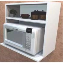 Suporte Para Microondas Com Nicho Mdf