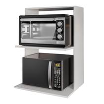 Suporte Para Microondas e Forno de Mdf Suspenso de Parede Estilo Industrial Acabamento Fino Suporte Para Microondas e Forno de Mdf Suspenso de Parede Estilo Industrial Acabamento Fino