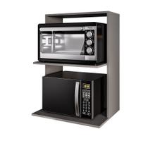 Suporte para Microondas e Forno Nicho Suspenso Thai 60cm Grafite M12 - D'Rossi Suporte para Microondas e Forno Nicho Suspenso Thai 60cm Grafite M12 - D'Rossi