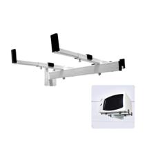 Suporte para Microondas Forno Elétrico até 40kg Branco Brasforma Sbr-3.6 Kit Parafuso Bucha Tampa