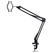 Suporte para microscópio, braço articulado Gringoo com luz de anel de 64 LED Suporte para microscópio, braço articulado Gringoo com luz de anel de 64 LED