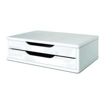 Suporte para monitor 2 gavetas branco Souza