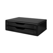 Suporte Para Monitor Black Piano MDF Com 2 Gavetas - Souza Suporte Para Monitor Black Piano MDF Com 2 Gavetas - Souza