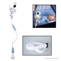 Suporte para monitor de bebê FlexxiCam Universal com alça de tiras autocolantes Suporte para monitor de bebê FlexxiCam Universal com alça de tiras autocolantes