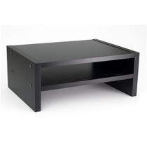 Suporte para Monitor Duplo de Madeira Mdf Preto