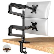 Suporte para monitor duplo Ergounion E66 comporta telas de 40" e 11,3 kg