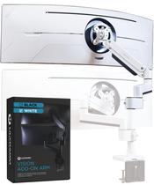 Suporte para Monitor Duplo ULTRARM Heavy Duty - Braço de Extensão 49" - Branco Suporte para Monitor Duplo ULTRARM Heavy Duty - Braço de Extensão 49" - Branco