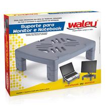 Suporte para monitor e notebook cinza 10090006 Waleu