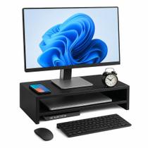 Suporte Para Monitor E Notebook Home Office De Mesa Em Mdf