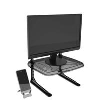 Suporte para Monitor e Suporte de Celular com apoio para caneta Multiuso Regulável Reliza