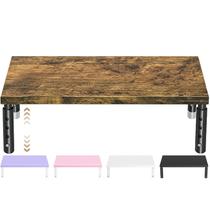 Suporte para Monitor ECOLOVI Ajustável em Madeira com Organizador Suporte para Monitor ECOLOVI Ajustável em Madeira com Organizador