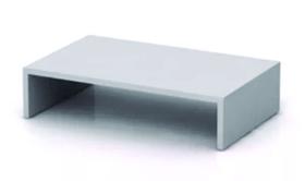 Suporte para Monitor Em Mdf branco Suporte para Monitor Em Mdf branco