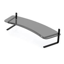 Suporte para Monitor Executive Reliza, Até 25Kg, Preto com Vidro Fumê - 21