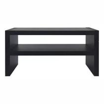 Suporte para Monitor MDF 33cm Duplo Preto Notebook PC Gamer Escritório Madeira Tv Quarto Sala Madeira Home Office Organizador Decorativo Base