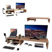 Suporte Para Monitor Mesa Tv De Escritorio Base Apoio Home Amadeirado Suporte Para Monitor Mesa Tv De Escritorio Base Apoio Home Amadeirado