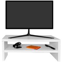 Suporte para Monitor/Notebook com Nicho 40 cm Naiara Branco