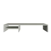 Suporte Para Monitor Setup Game Home Office 100x25x15 Branco