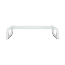 Suporte para Monitor Trust Monta, Vidro Temperado, Base Elevada, Organizador de Mesa, Branco - 25351 Suporte para Monitor Trust Monta, Vidro Temperado, Base Elevada, Organizador de Mesa, Branco - 25351