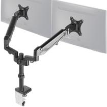 Suporte para Monitor VIVO STAND-V200G Dual - Alumínio Preto para 17 a 32 Polegadas