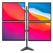 Suporte para Monitores 4 Telas Articulado Ajustável 15 a 32 POLEGADAS 40KG Home Office Yeet