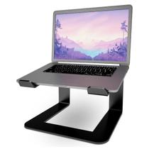 Suporte Para Notebook 14 a 17 Polegadas Com Elevação Preto Suporte Para Notebook 14 a 17 Polegadas Com Elevação Preto