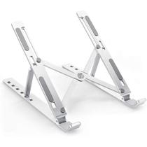 Suporte Para Notebook Alumínio Ajustável Dobrável - Conforto Suporte Para Notebook Alumínio Ajustável Dobrável - Conforto