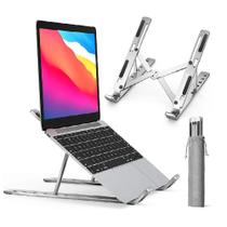 Suporte Para Notebook Aluminio Altura Ajustável Portátil Design Ergonômico Tablet Laptop