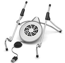 Suporte Para Notebook Até 16" Octoo UpTable Cooler UPC-01 (Cromado) Suporte Para Notebook Até 16" Octoo UpTable Cooler UPC-01 (Cromado)