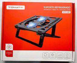 Suporte para notebook com cooler tomate mtn-889