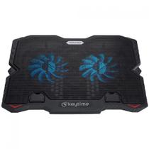Suporte para notebook coolstand 2 keytime preto com 2 fans kyt00020 Suporte para notebook coolstand 2 keytime preto com 2 fans kyt00020