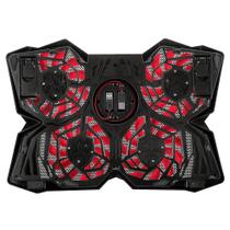 Suporte para Notebook GXTrust 278 Yozu, Até 17.3", com 4 Coolers e 4 Velocidades, LED, Preto - 20817 Suporte para Notebook GXTrust 278 Yozu, Até 17.3", com 4 Coolers e 4 Velocidades, LED, Preto - 20817