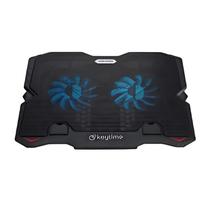 Suporte para Notebook Keytime CoolStand 2 Ajustável C/ 2 Fans Preto - KYT00020 Suporte para Notebook Keytime CoolStand 2 Ajustável C/ 2 Fans Preto - KYT00020