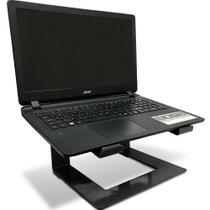 Suporte Para Notebook Laptop Stand Dj Em Aço Macbook Preto - Genus Móveis
